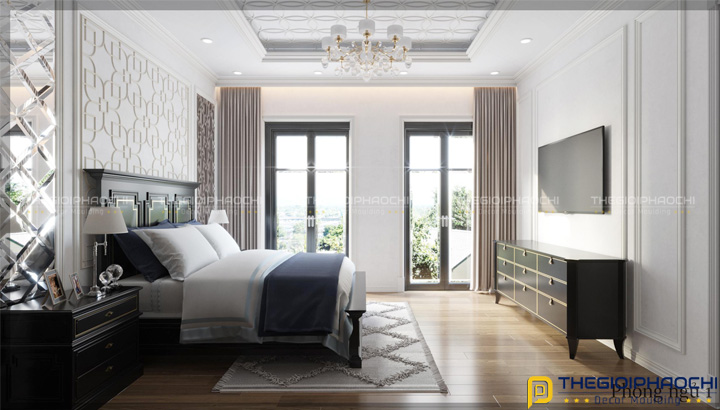 phào chỉ ps hàn quốc trang trí phòng ngủ